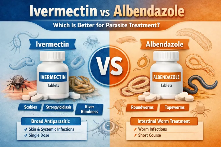 Albendazole vs Ivermectin